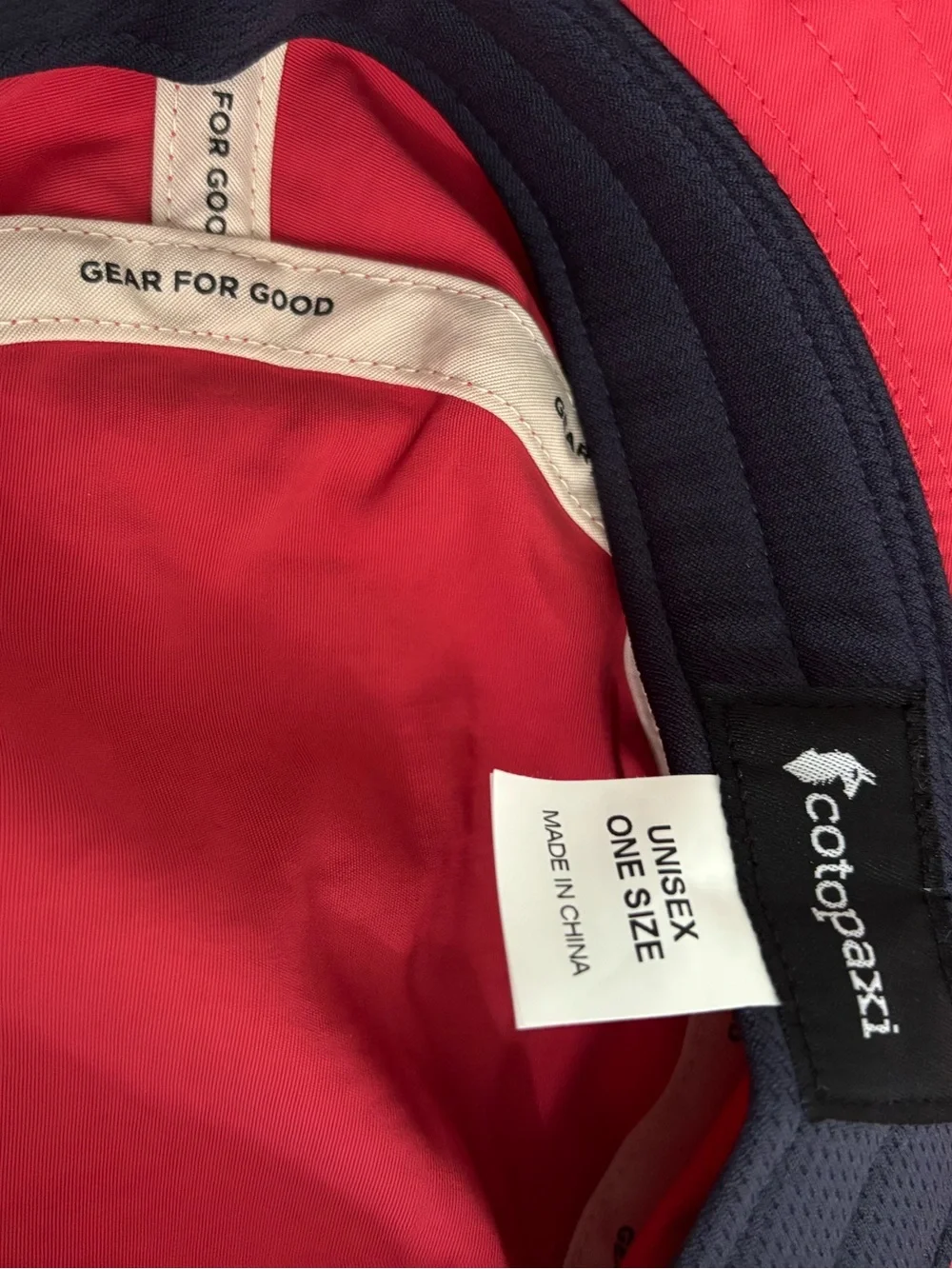 New! Cotopaxi Kids Bucket Hat Nylon Llama Logo Color Strawberry One Size